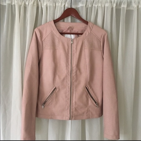 Xhilaration Jackets & Blazers - Pink leather jacket